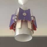 Vintage Lakro Anvia metal industrial design lamp 1960s