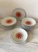 Service de table vintage Winterling, 20 pièces, décor pop années 70