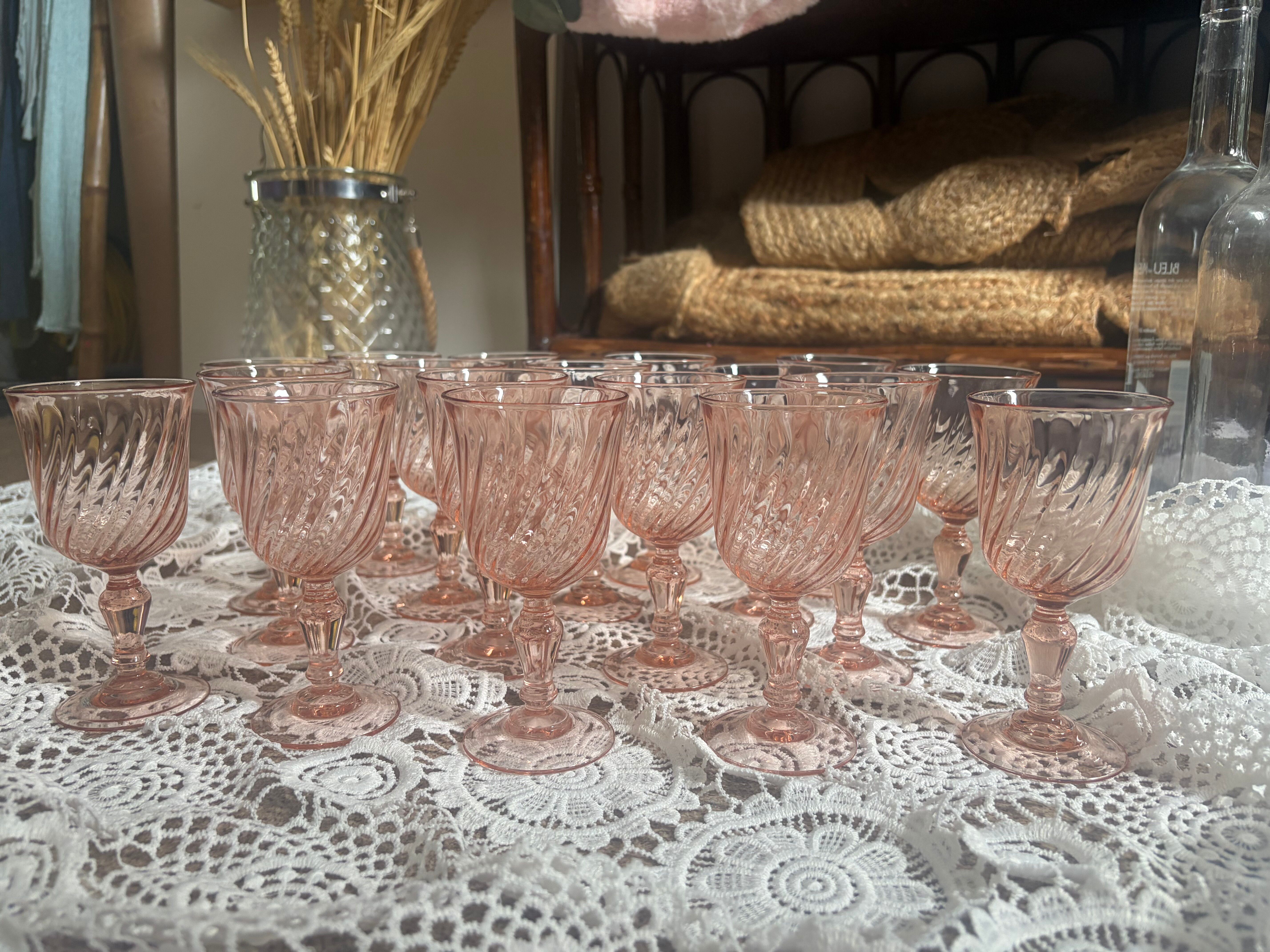 Verres à liqueur Rosaline