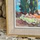Mediterranean Landscape Painting Signed by Mr. Sabido