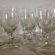 Set of crystal glasses from the 60s
