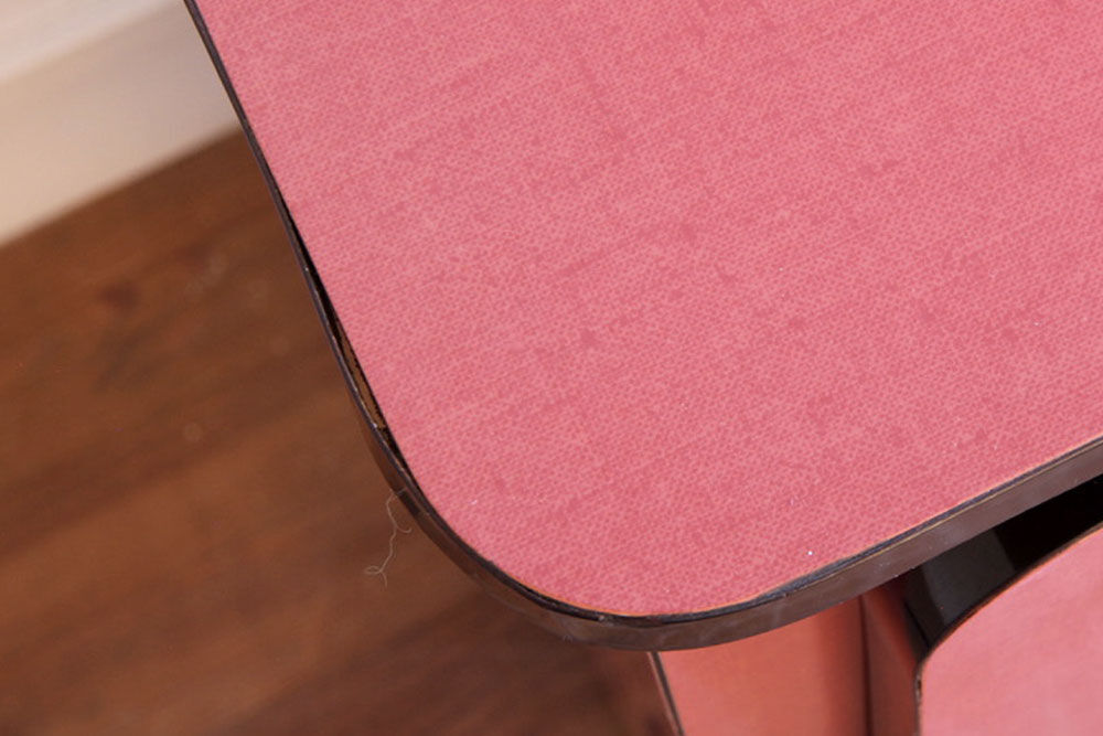 Vintage red formica furniture