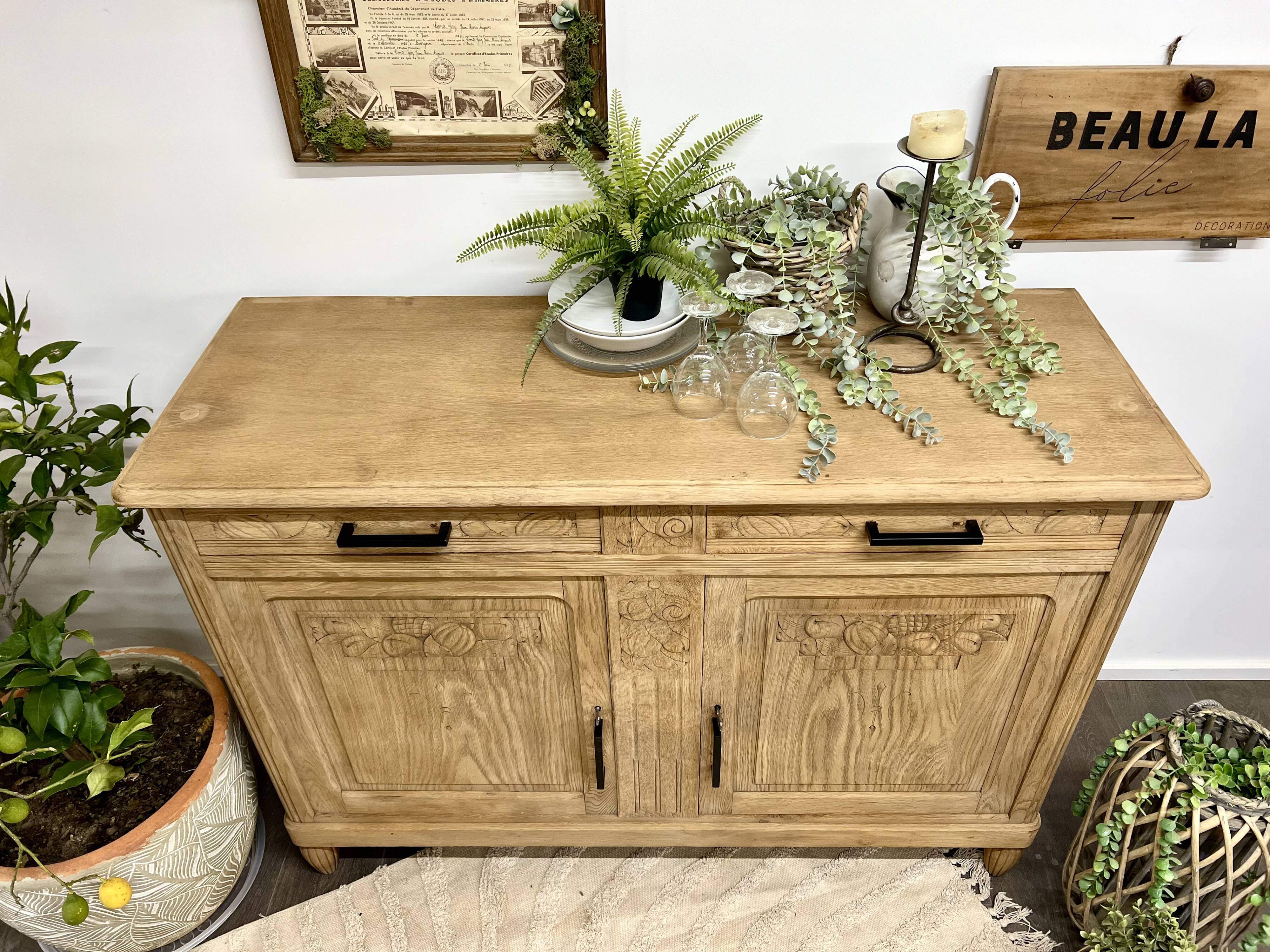 Oak sideboard