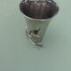 Struck metal vase
