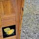 Bamboo bar rattan earthenware and formica 70s