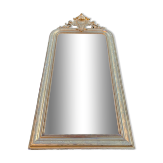 Gilded Louis Philippe mirror, 72x137 cm
