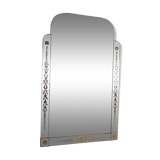 Vintage mirror with floral pattern 80x127cm