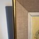 Old painting, horse scene, signed F Castellan, early 20th century