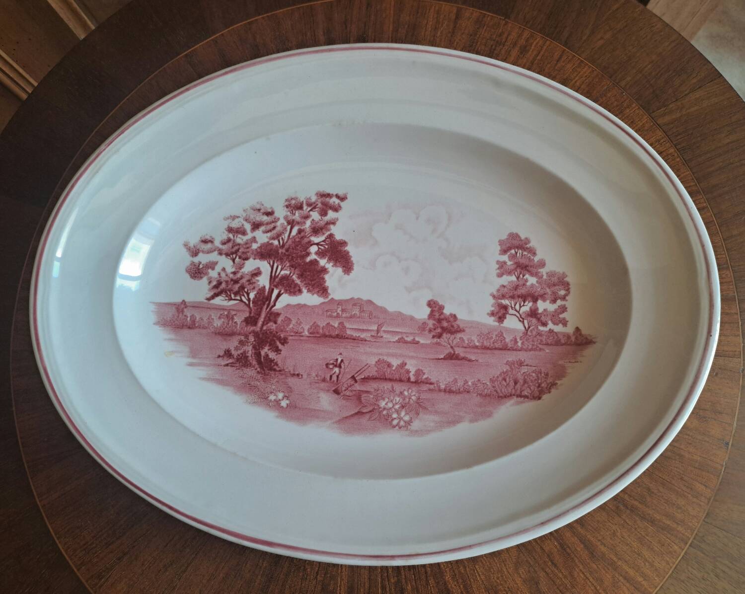 Segovia oval porcelain dish