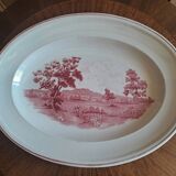 Plat ovale en porcelaine Segovia
