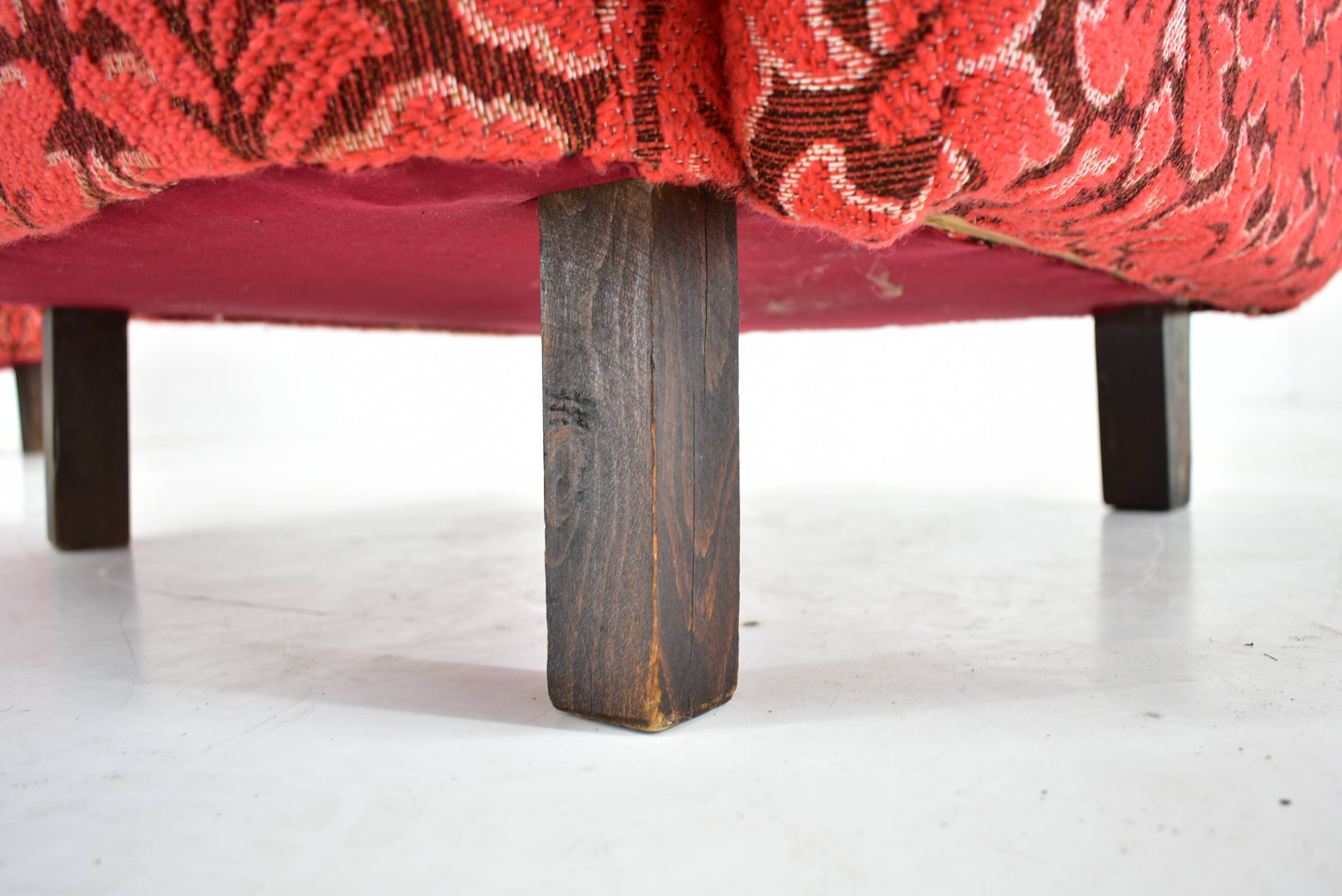 Set of two rare art deco armchairs h-283 by jindřich halabala, 1949s