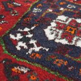 Authentic and colorful oriental rug with 2 Scottish patterns 130x90cm.