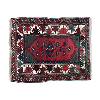 Carpet vintage Turkish Anatolian Konya done hand 120 X 145 CM