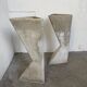 Planters jardinières fibrociment triangulaires