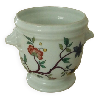 Cache pot refresher porcelain of paris decor chateau de conde