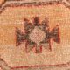Turkish Red & Cream Oriental Vintage Runner Ruıg, 87x379Cm