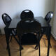 Castiglioni folding table & chairs 1965