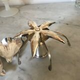 Vintage Olri silver metal candlestick