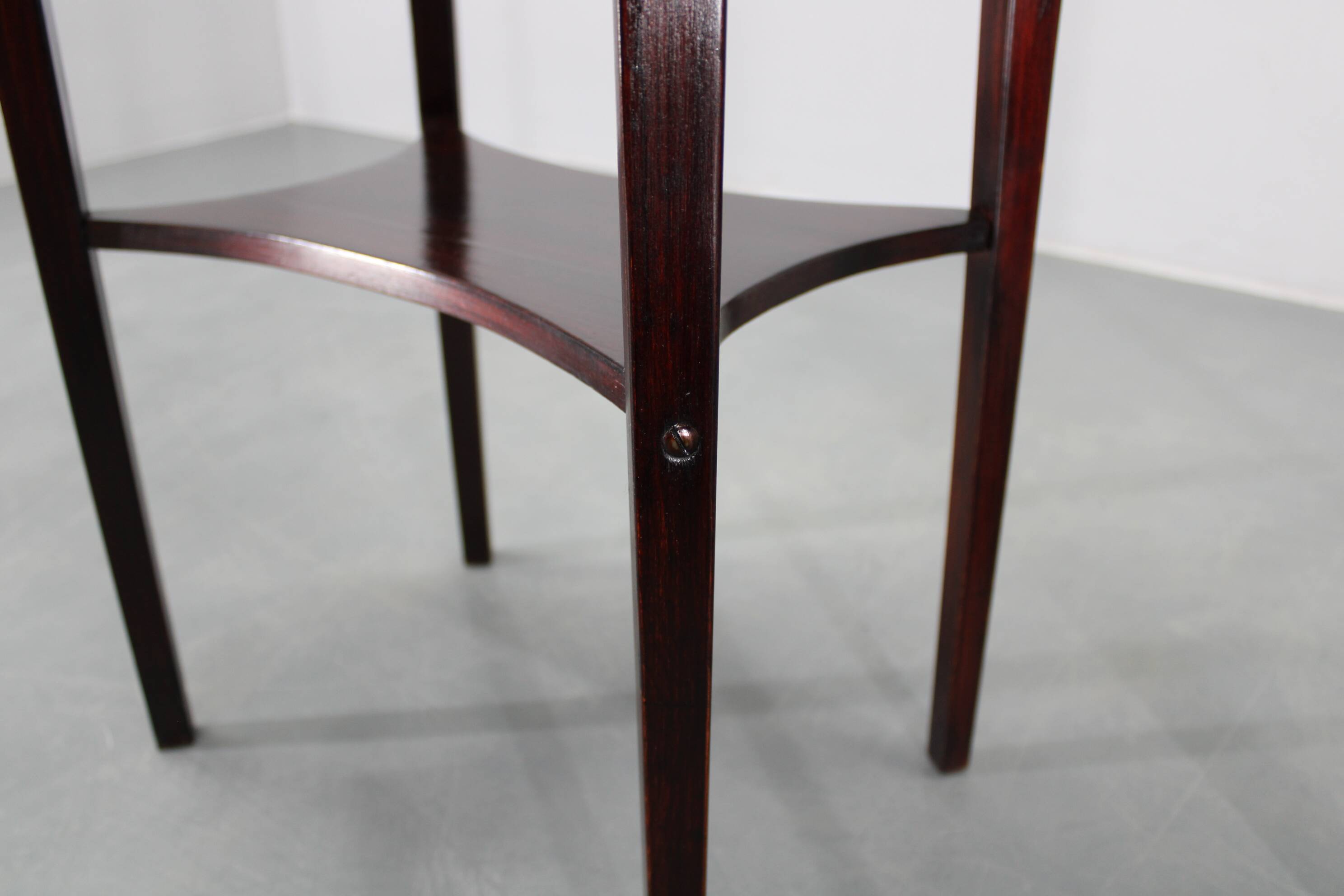 1930s pair of restored Thonet side tables No. 206, Czechoslovakia