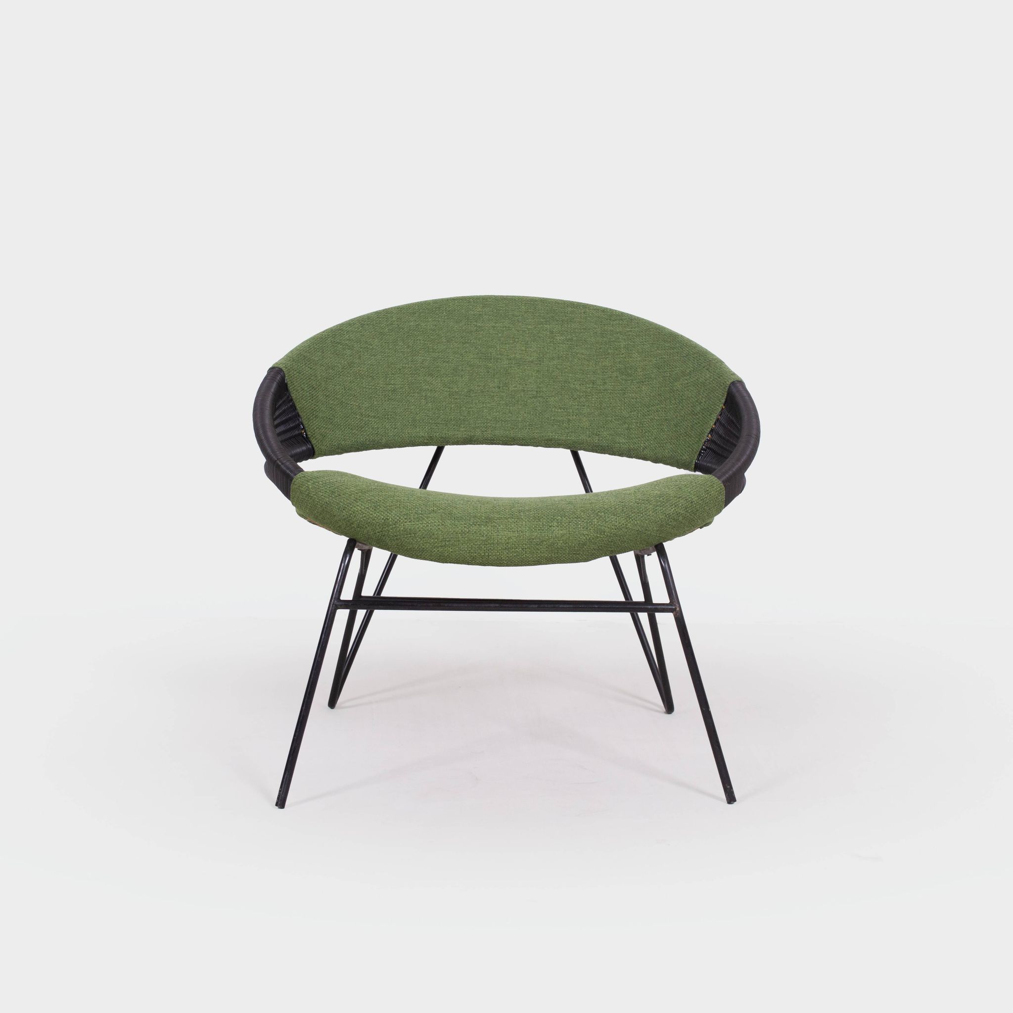Rattan armchair - Hovmand Olsen - 1955