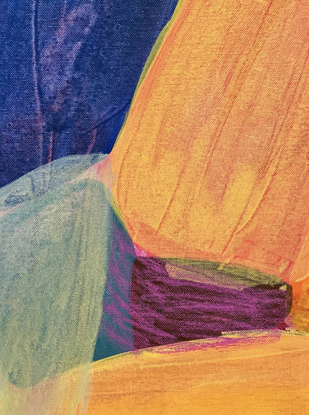 Original abstract painting on canvas
