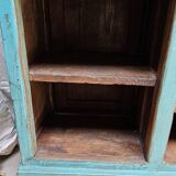 Ancien comptoir de marchand en teck birman