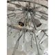 Modern Large Venetian White Alabastro Tronchi Murano Glass Chandelier