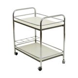 Vintage Drink Trolley Serving Cart Chrome Sixties