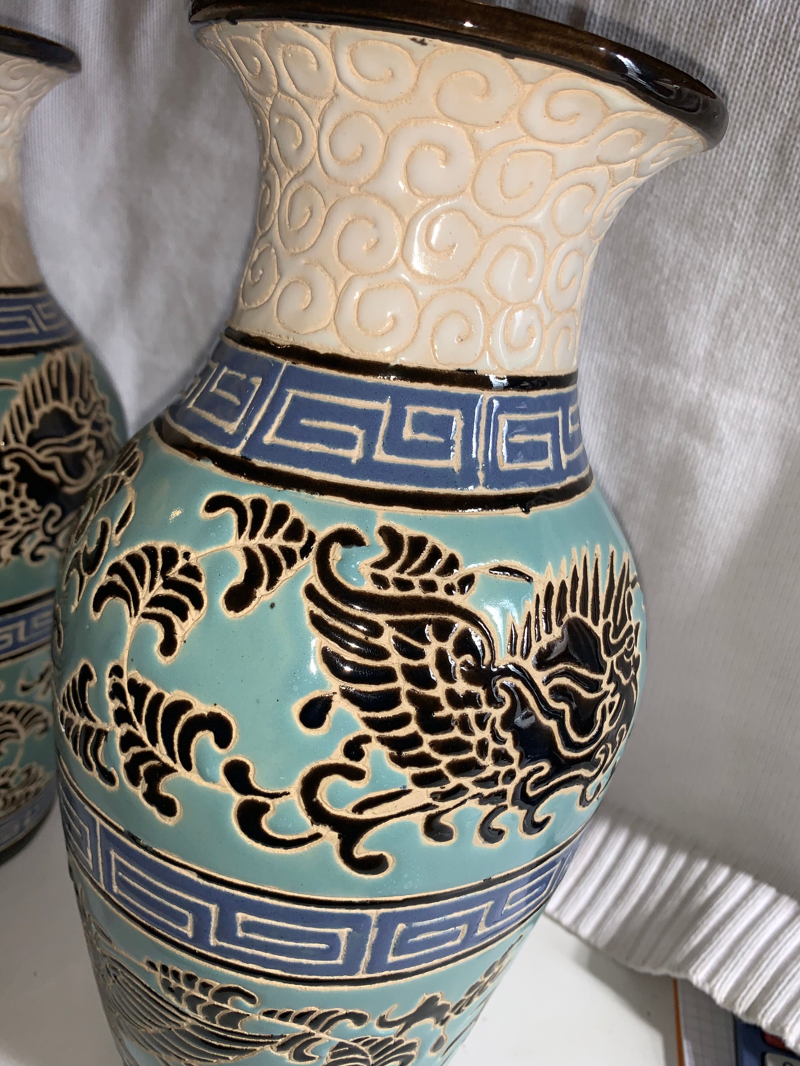 Pair of Art Deco Kéramis vases