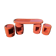 Dressing Tables by Kecskeméti Bútorértéskesítő Vállalat, 1975, Set of 6