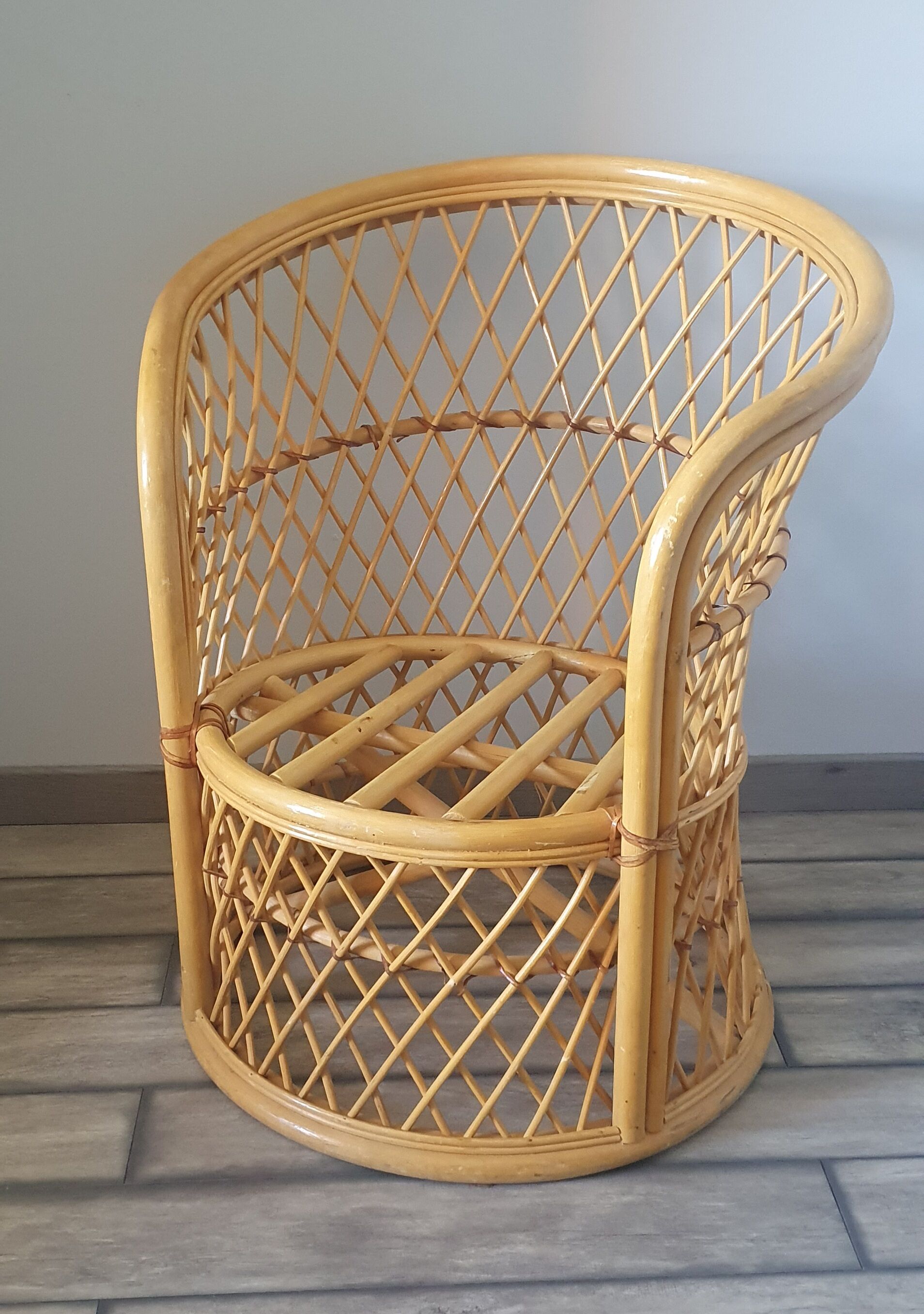 Rattan armchair