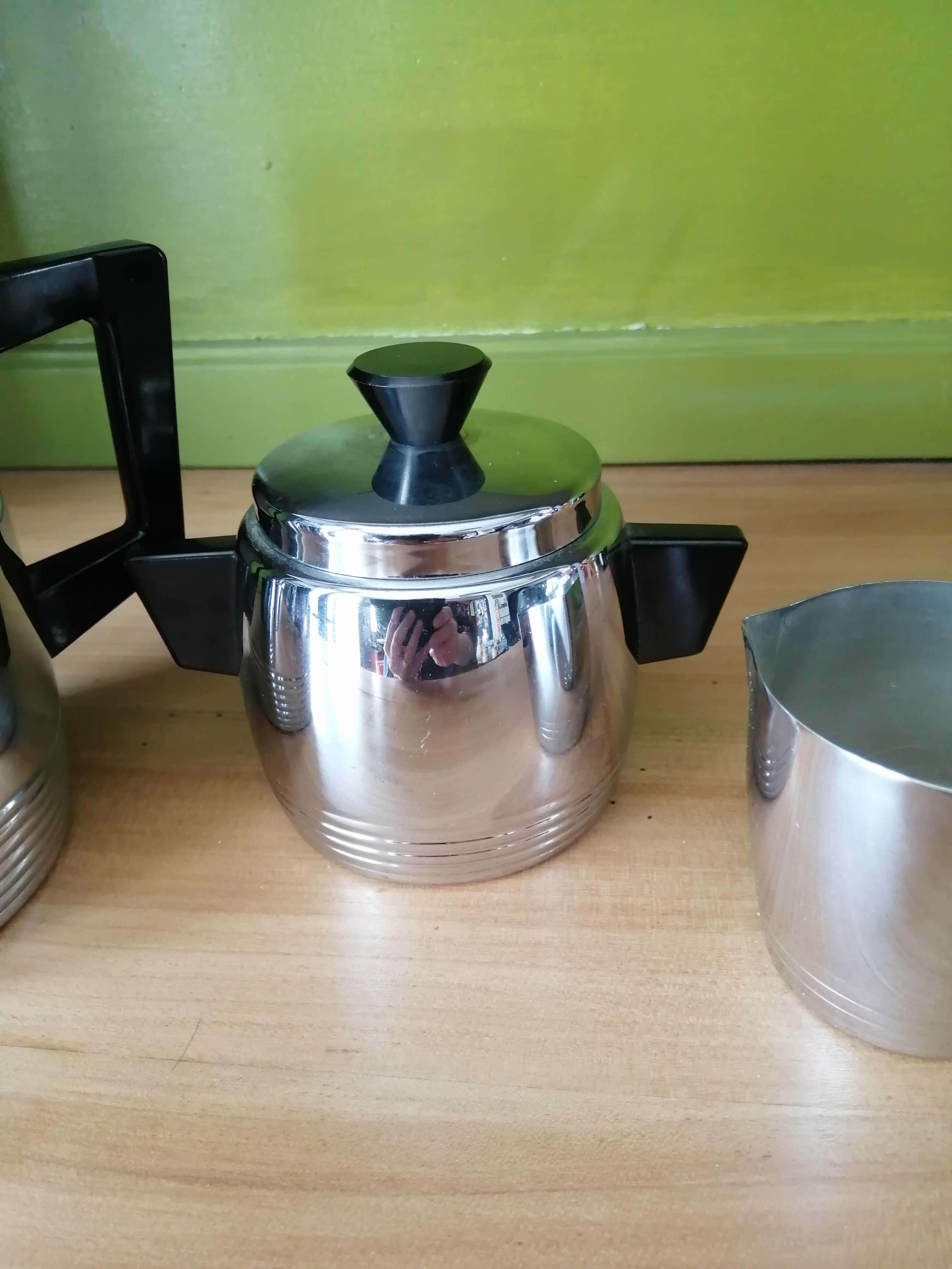 Sugar teapot and milk pot set