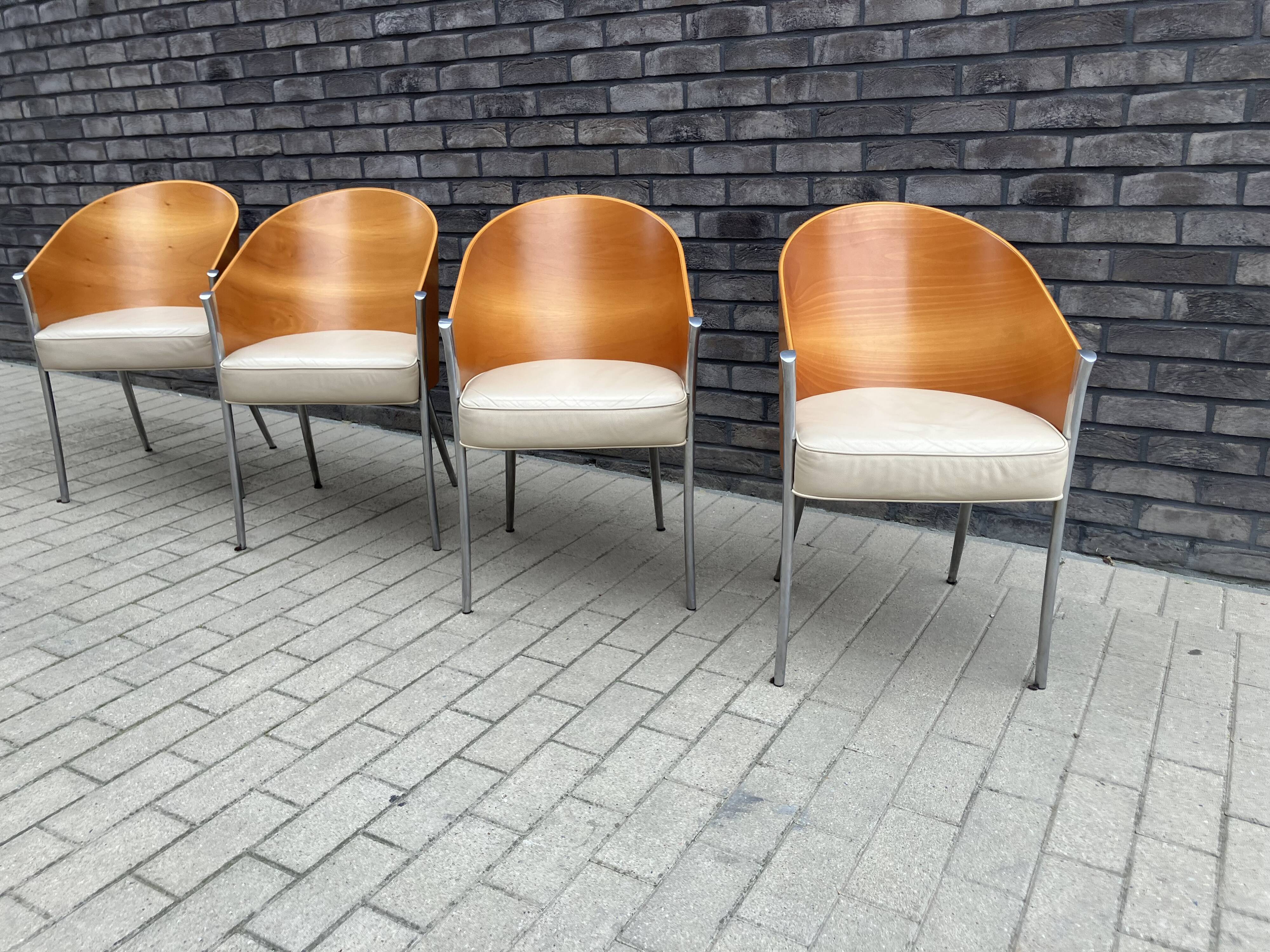 4x King Costes dining chairs, Philippe Starck, Aleph Driade