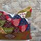 Vintage Berber kilim cushion cover: Moroccan wool cushion