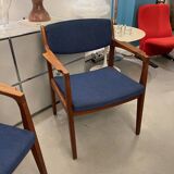 Pair of Erik Bush Scandinavian armchairs