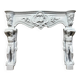 Del Torrione: Renaissance-style castle fireplace in painted plaster