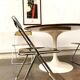 Table ronde pied tulipe