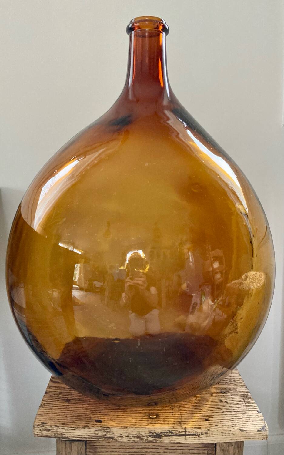 Amber demijohn 30L