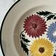 Shallow dish Chalons Digoin Sarreguemines floral painted decoration at the m