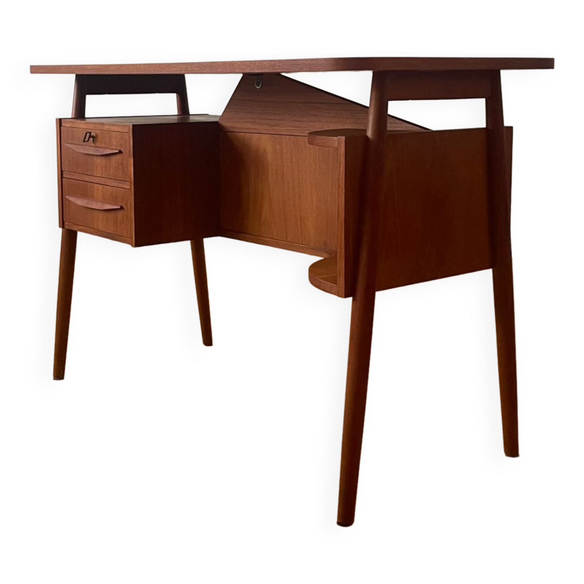 Danish Desk in Teak by Tibergaard 1960s