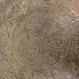 Side table in Jugendstil with a brass top by Joseph Maria Olbrich