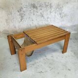 Table basse vintage en bois