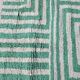 Handmade natural wool rug, size 140 x 260 cm.