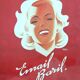 Toothpaste poster Barrel dentist 1940 old advertising