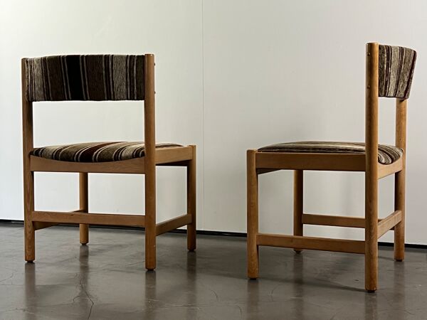 Paire de chaises de Borge Mogensen pour Karl Anderson, signées