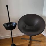 Black “Servofumo” ashtray by Zanotta Achille and Pier Castiglioni 1960 Italy Vintage