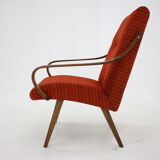 1960s Beech Armchair, Czechoslovakia
