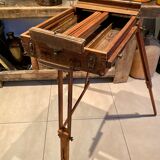 Old collapsible wooden painter's easel