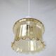 Venini Vintage Murano Glass Amber Pendant Light