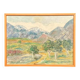 Original Swedish Oil on Canvas – "Landscape" by S. Högfeldt – Signed – Vintage and Framed – 48 × 36 cm (18.9" × 14.2")
